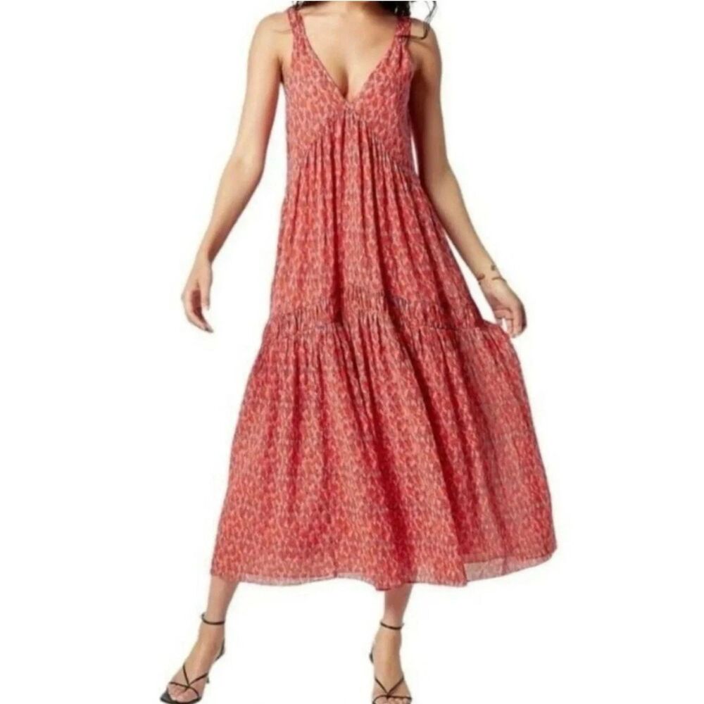 Joie Bondi Maxi Summer Dress Tea Rose Size Medium Cottagecore